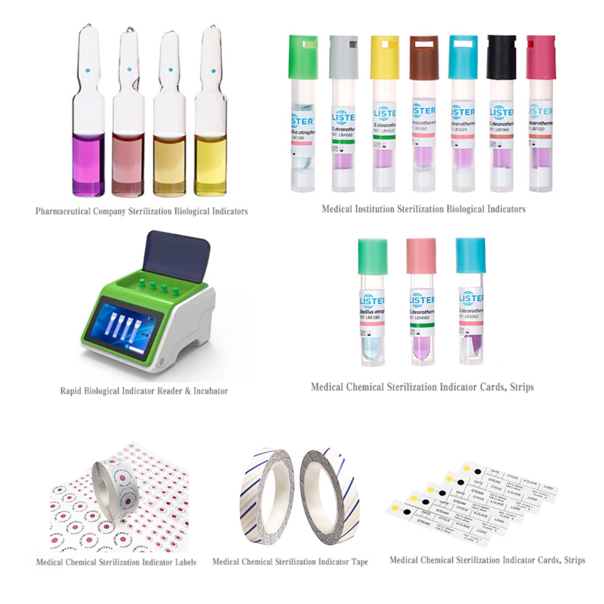 Biological Indicator | Bowie Dick Test Pack | Sterilization Process Challenge Device | LISTER BIOMEDICAL CO.,LTD 