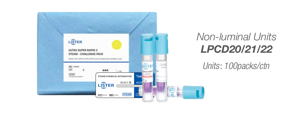 Biological Indicator | Bowie Dick Test Pack | Sterilization Process Challenge Device | LISTER BIOMEDICAL CO.,LTD 