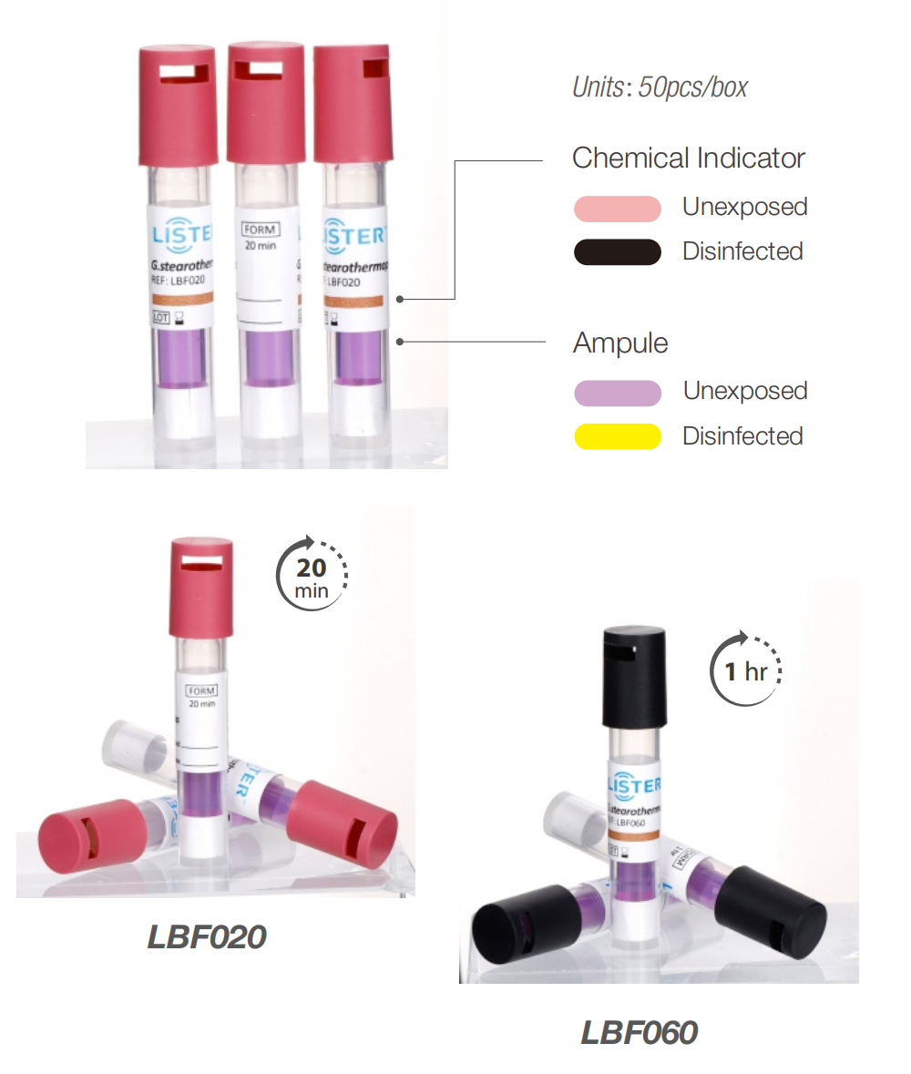 Biological Indicator | Bowie Dick Test Pack |  Sterilization Process Challenge Device | LISTER BIOMEDICAL CO.,LTD 